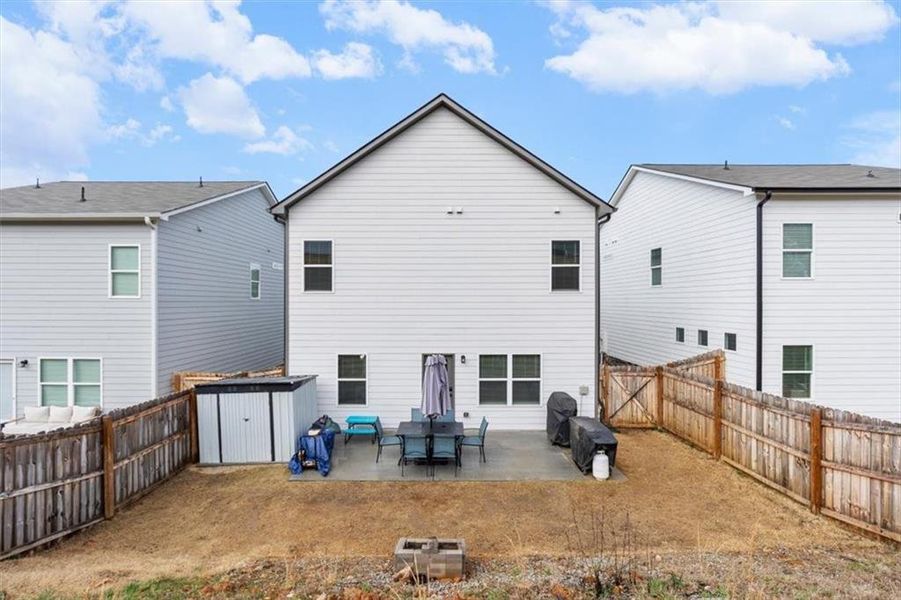 Exterior details and patio area of a home in , Cartersville (Image 3).