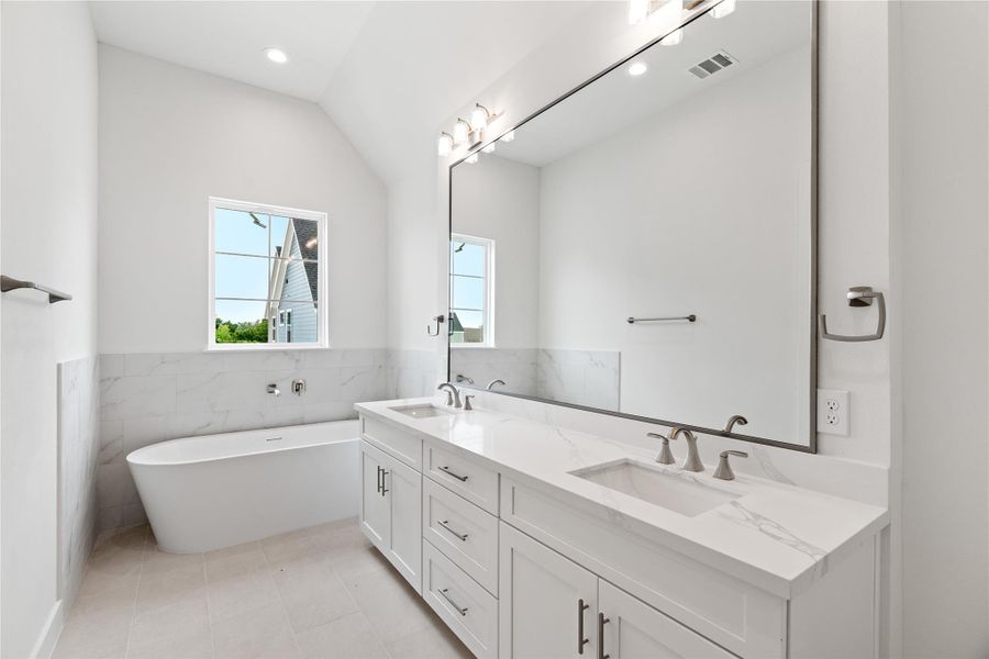 Furnished interior view inside a new home in , Houston (Image 11).