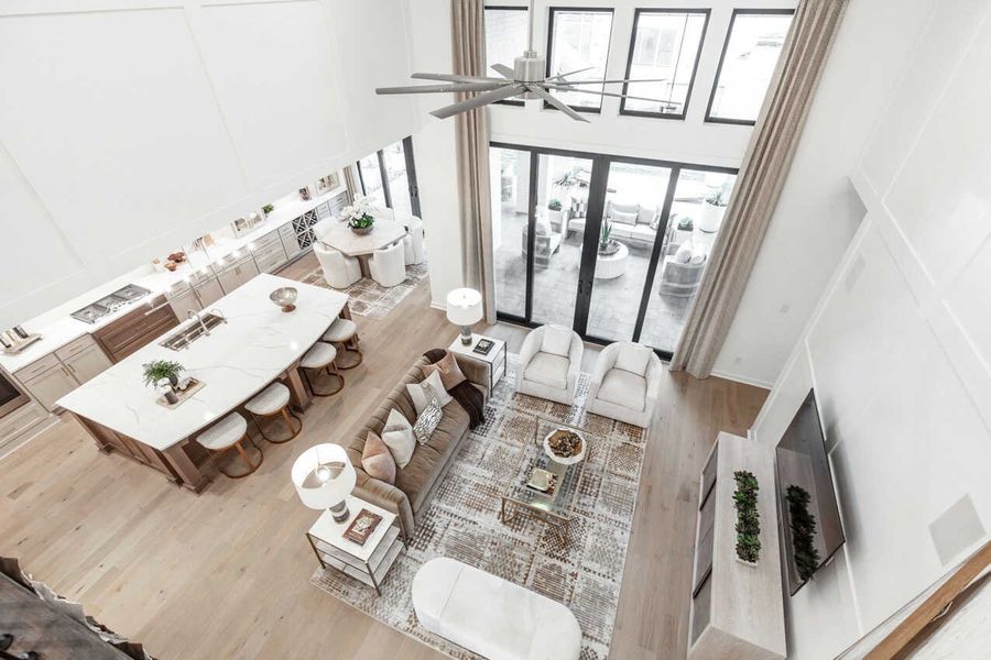 Representative Family Room - some options shown