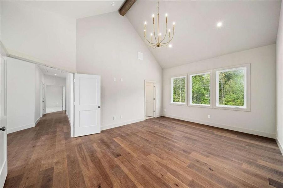 Spacious, unfurnished interior of a new home in , Maysville (Image 37).