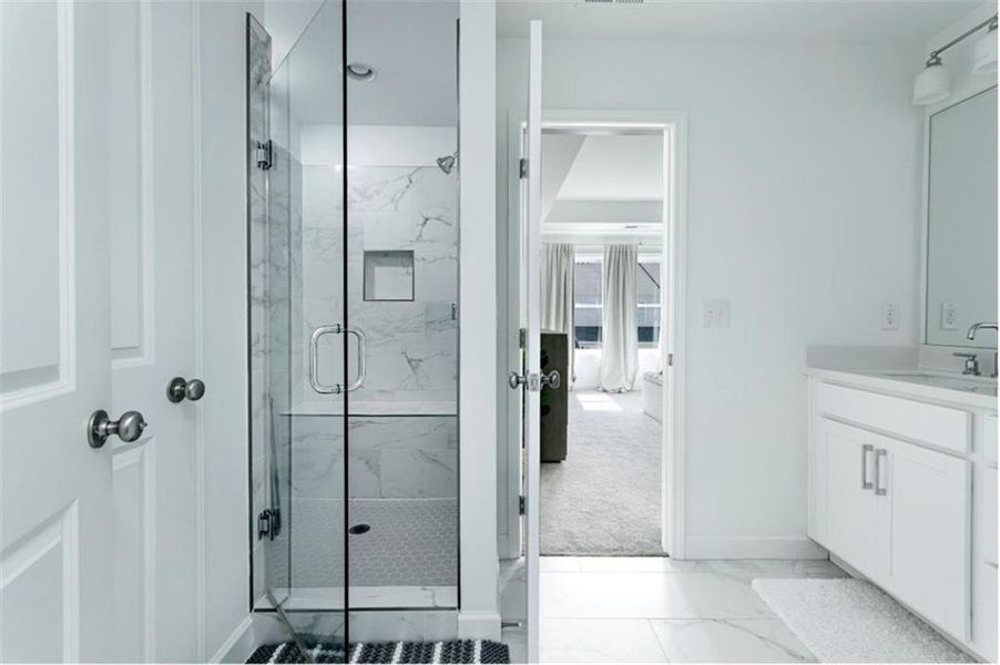 Furnished interior view inside a new home in , Kennesaw (Image 4).