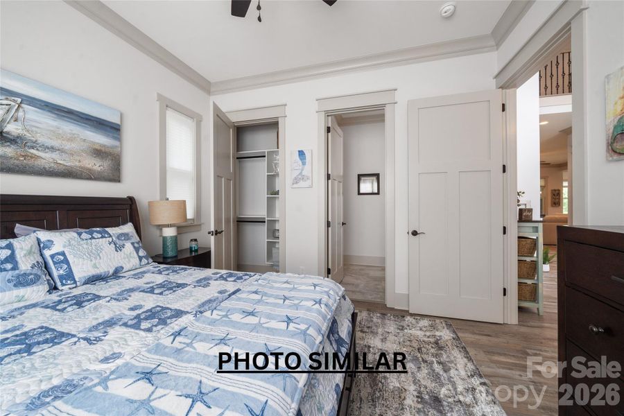 Furnished interior view inside a new home in , Hendersonville (Image 11).