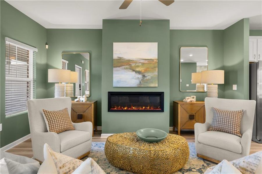 Furnished interior view inside a new home in Lake Carlton, Loganville (Image 30).