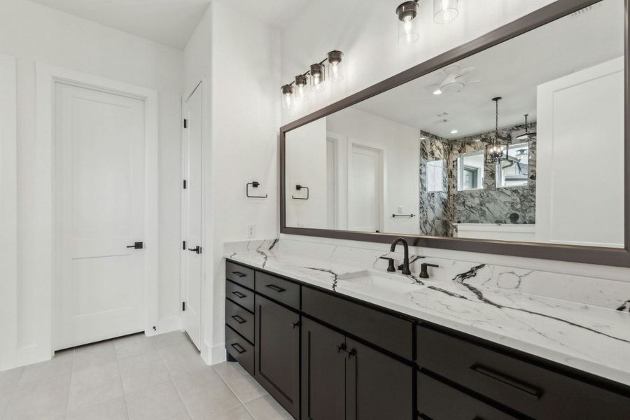 Furnished interior view inside a new home in The Vines, Haslet (Image 14).