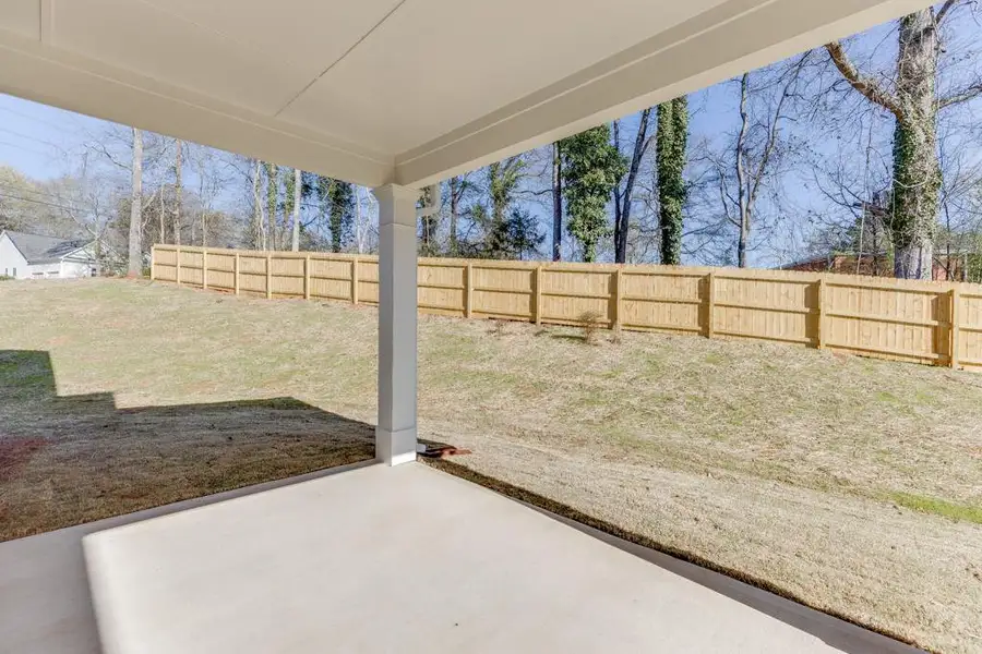 Exterior details and patio area of a home in , Commerce (Image 24).