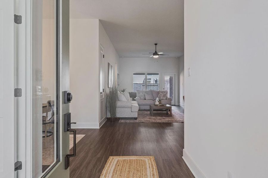 Furnished interior view inside a new home in Grand Oaks Reserve, Cleveland (Image 6).