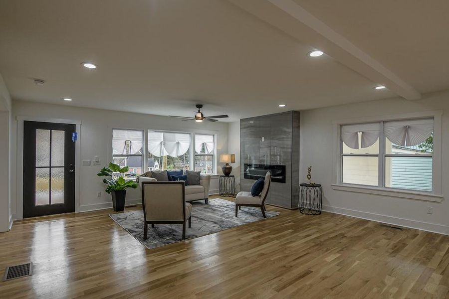 Furnished interior view inside a new home in , Atlanta (Image 5).