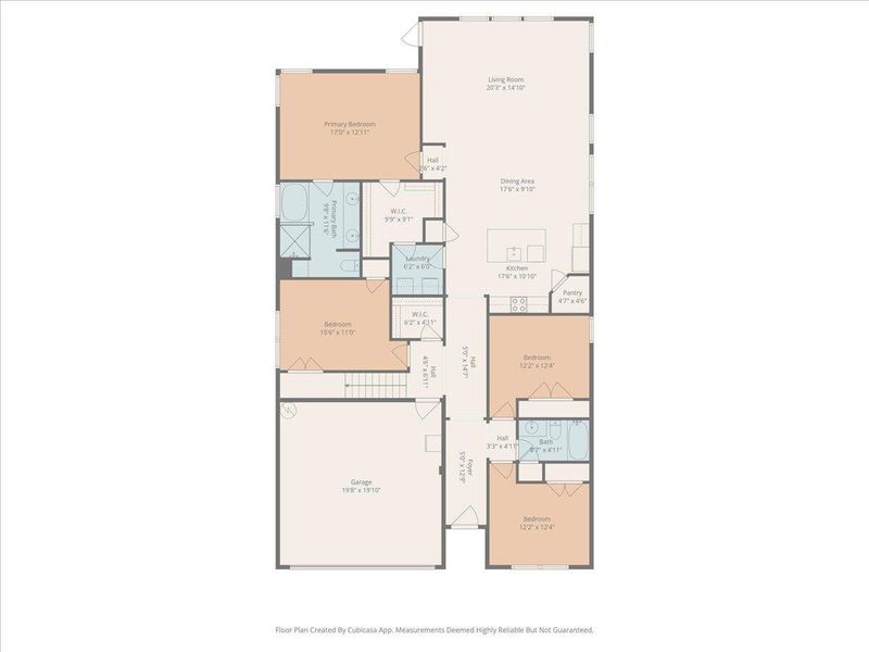 2D floor plan layout of this home in , Harleyville, SC (Image 5).