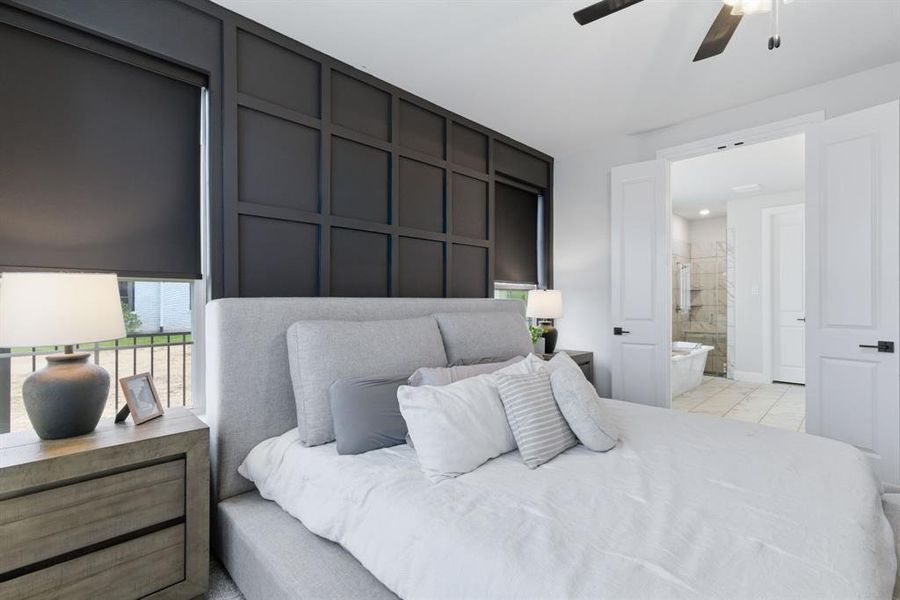 Furnished interior view inside a new home in , Corinth (Image 36).