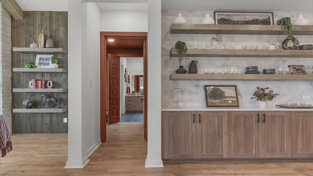 Representative furnished interior of a home built from the Madison by Chesmar Homes in Nolina, Georgetown (Image 17).
