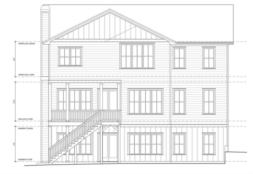 Exterior rendering of this home design in , Atlanta, GA (Image 5). Exterior rendering of this home design in , Atlanta, GA (Image 5).