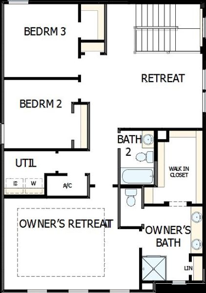2D floor plan layout of this home in Emerald Landing at Waterside at Lakewood Ranch – Cottage Series, Sarasota, FL (Image 5). 2D floor plan layout of this home in Emerald Landing at Waterside at Lakewood Ranch – Cottage Series, Sarasota, FL (Image 5).