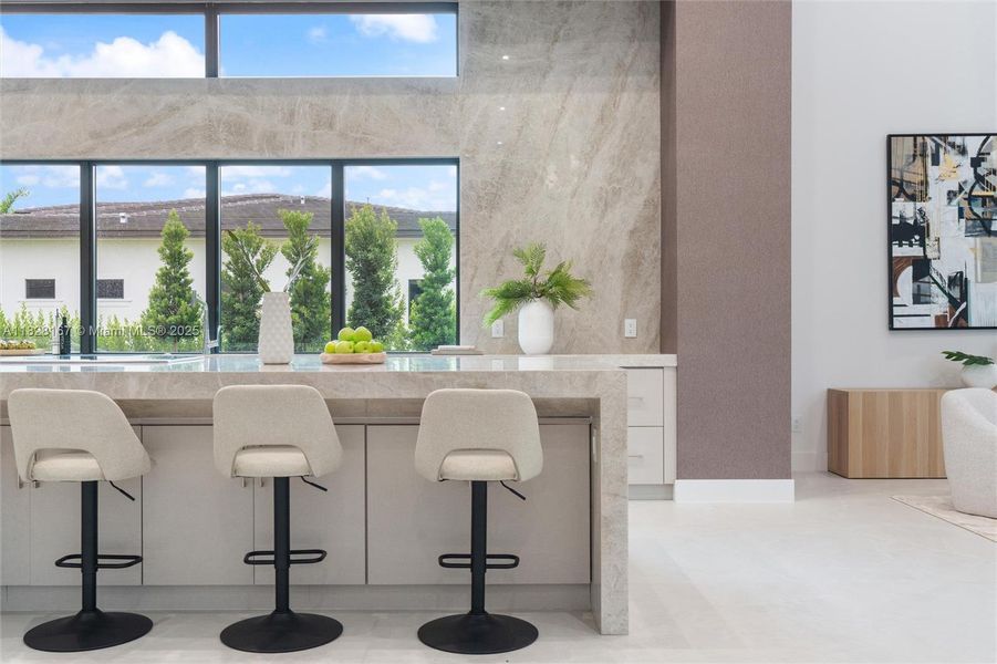 Furnished interior view inside a new home in , Davie (Image 51).