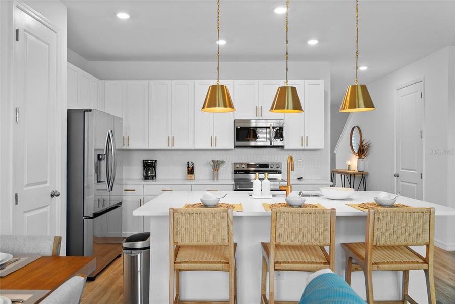 Furnished interior view inside a new home in , Davenport (Image 13).