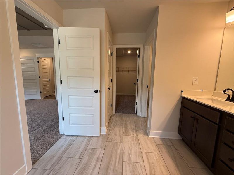 Furnished interior view inside a new home in The Towns at Auburn Station East, Auburn (Image 4).