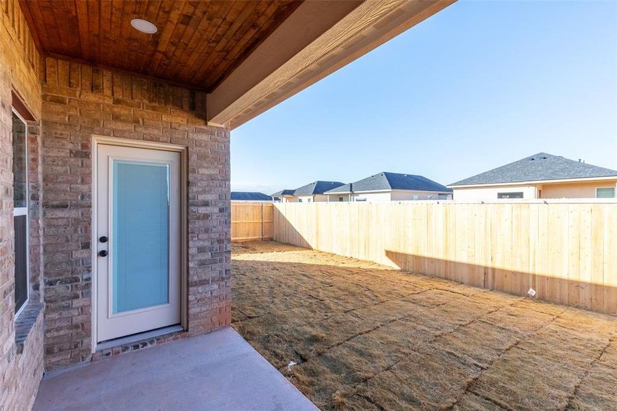 Exterior details and patio area of a home in , Abilene (Image 20).