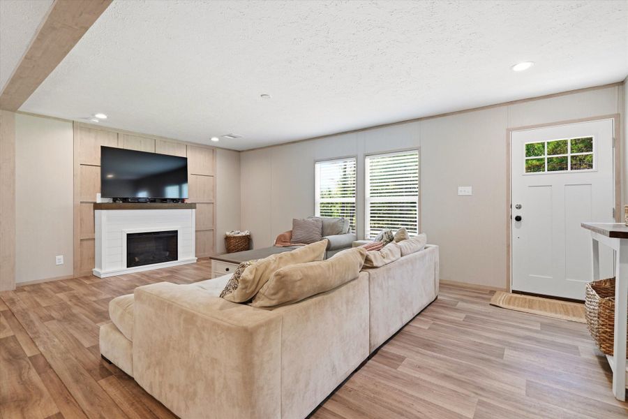 Furnished interior view inside a new home in , Cross (Image 3). Furnished interior view inside a new home in , Cross (Image 3).