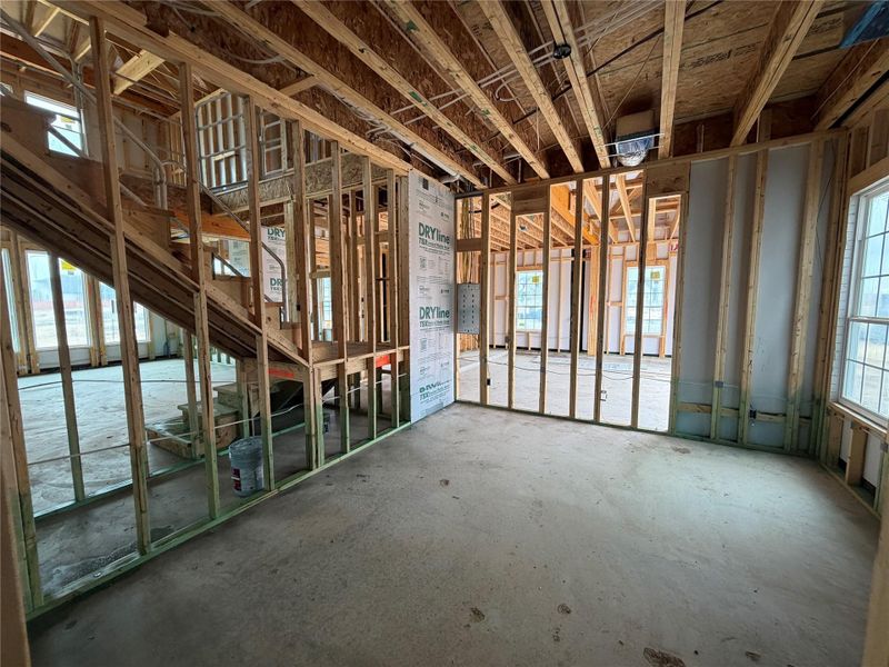 In-progress construction of a new home in Lariat, Liberty Hill, TX (Image 18).