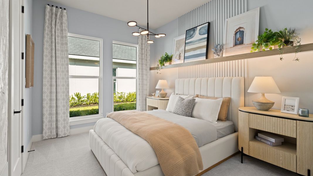 Representative furnished interior of a home built from the 2844F by Perry Homes in Reserve at Berry Bay, Wimauma (Image 22).