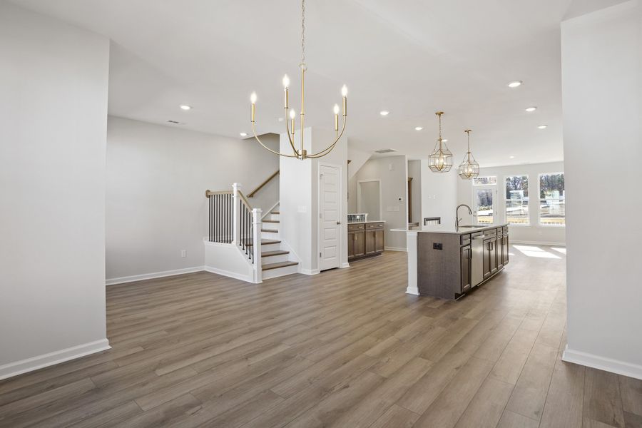 Spacious, unfurnished interior of a new home in Renaissance at White Oak, Garner (Image 20).