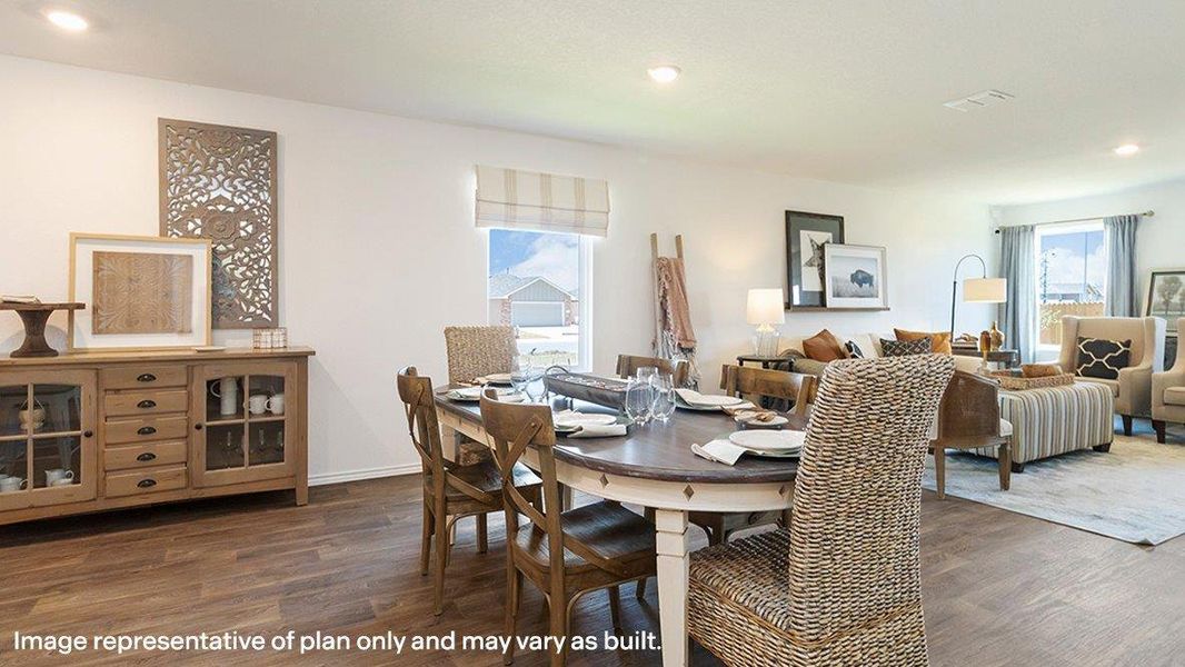 Furnished interior view inside a new home in The Villages at Schwertner Ranch, Jarrell (Image 15). Furnished interior view inside a new home in The Villages at Schwertner Ranch, Jarrell (Image 15).