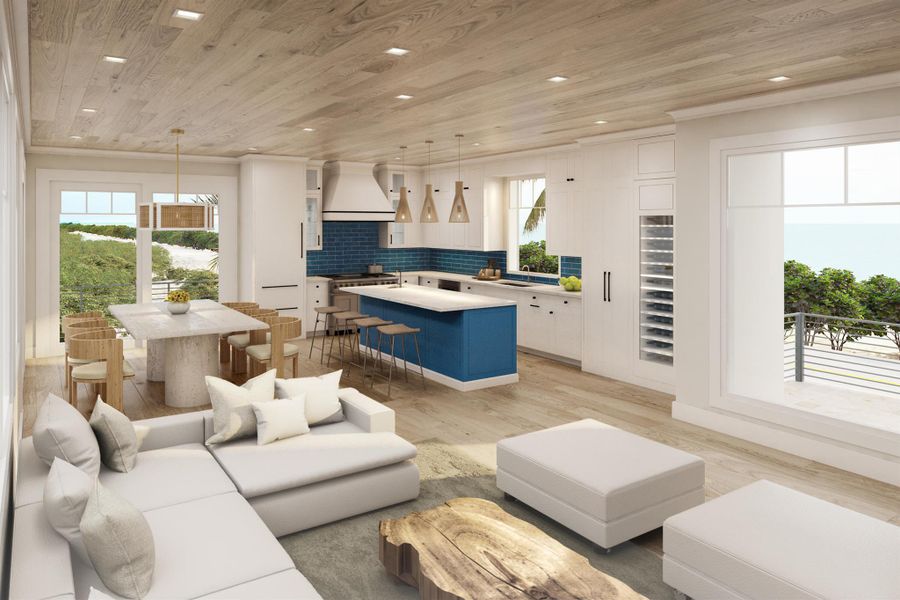 Furnished interior view inside a new home in , Stuart (Image 6). Furnished interior view inside a new home in , Stuart (Image 6).