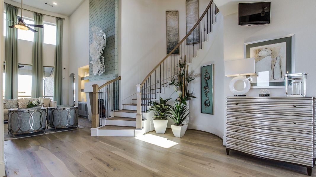 Furnished interior view inside a new home in Jordan Ranch, Katy (Image 25).