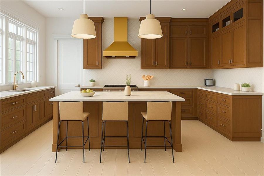 Furnished interior view inside a new home in , Alpharetta (Image 3).
