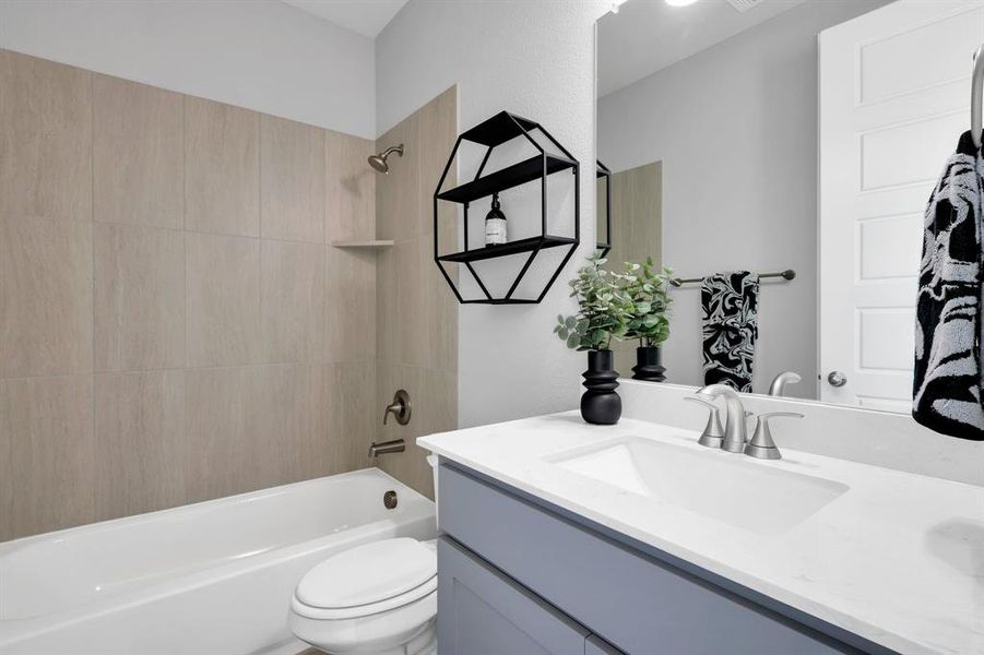 Furnished interior view inside a new home in Polo Ridge, Mesquite (Image 16).