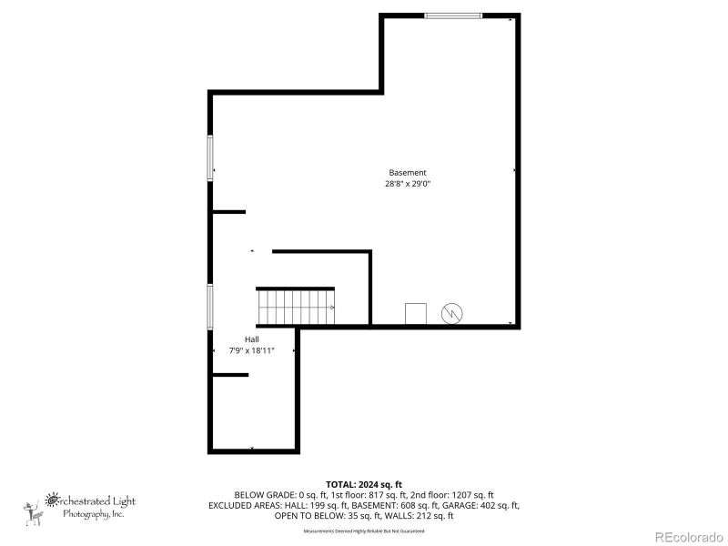 2D floor plan layout of this home in , Parker, CO (Image 4).