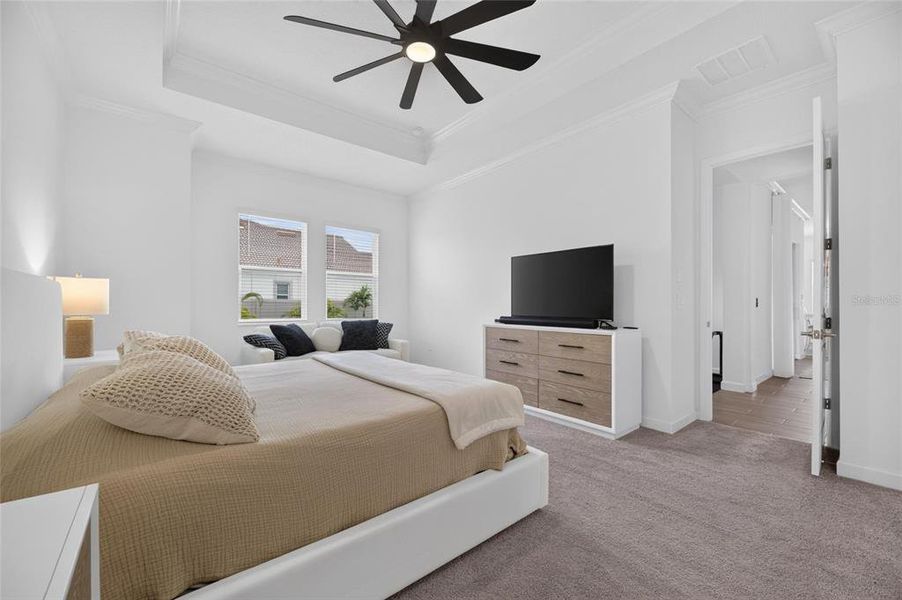 Furnished interior view inside a new home in Southshore Bay Active Adult, Wimauma (Image 10).