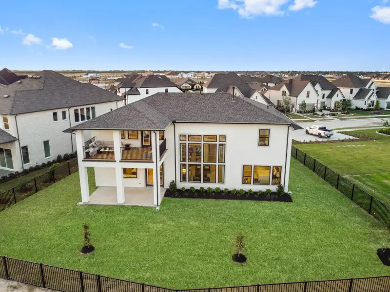 Exterior details and patio area of a home in Bridgeland 45', 50', 70', Cypress (Image 3).