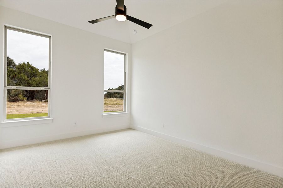 Spacious, unfurnished interior of a new home in Hilltop Ranch, Leander (Image 32). Spacious, unfurnished interior of a new home in Hilltop Ranch, Leander (Image 32).