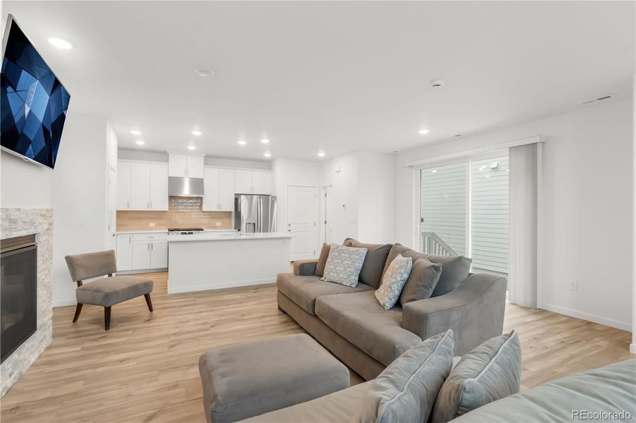 Furnished interior view inside a new home in , Colorado Springs (Image 4).