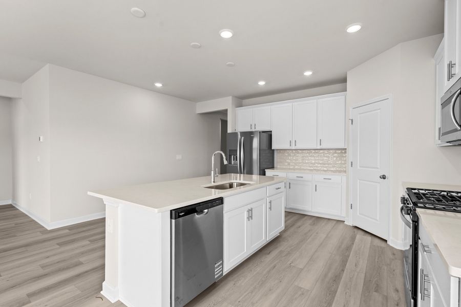 Furnished interior view inside a new home in Cypress Ridge - The Coastline Series, Longs (Image 5).