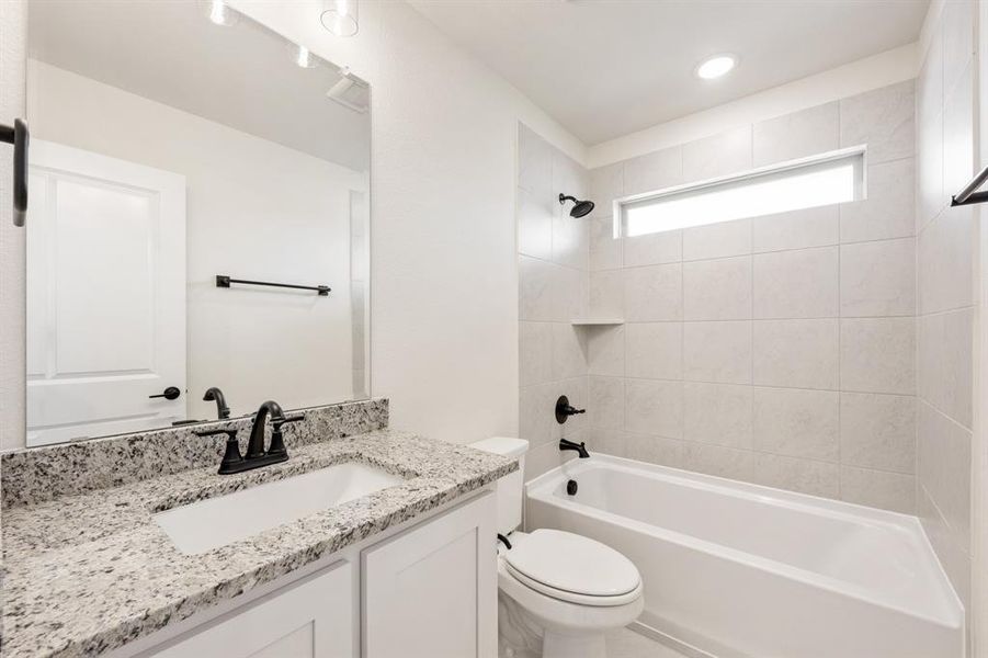 Furnished interior view inside a new home in Hunters Ridge, Crowley (Image 20).
