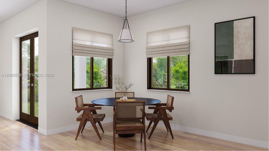 Furnished interior view inside a new home in Parkland Royale, Parkland (Image 4).