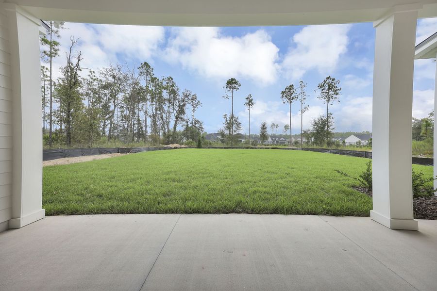 Representative exterior details of a home built from the Avondale II by Riverside Homes in Hidden Creek at SilverLeaf, St. Augustine (Image 48). Representative exterior details of a home built from the Avondale II by Riverside Homes in Hidden Creek at SilverLeaf, St. Augustine (Image 48).