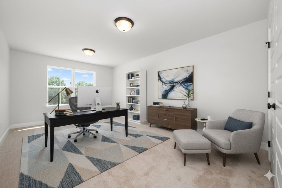 Furnished interior view inside a new home in Saddlebrook, Murfreesboro (Image 8).