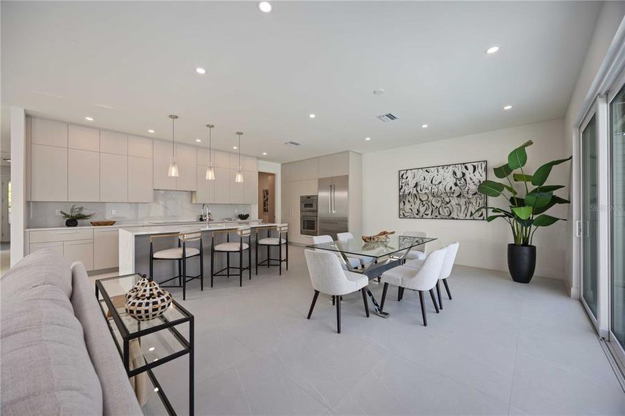 Furnished interior view inside a new home in , Sarasota (Image 20).
