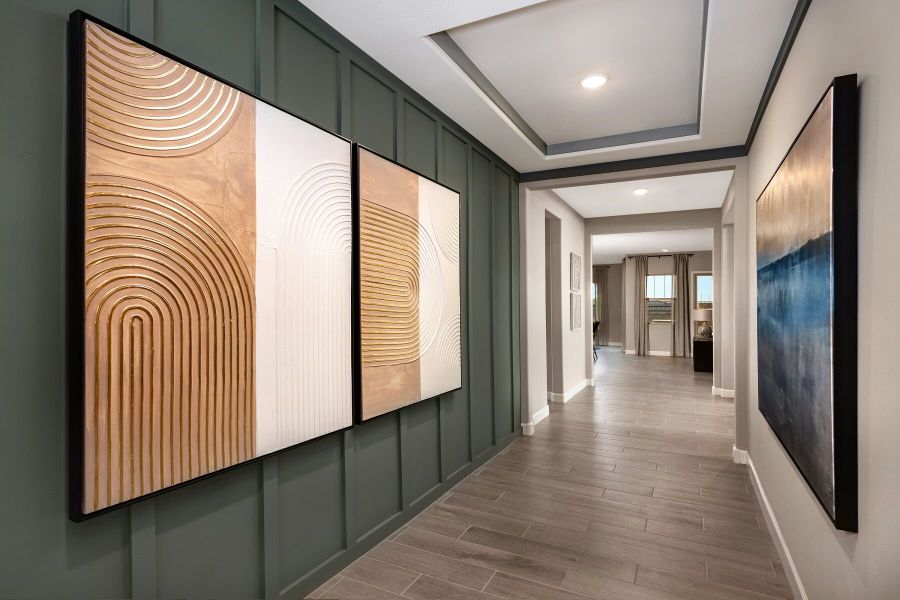 Representative interior finishes for a home built from the Kelly by Mattamy Homes in Empire Pointe, Queen Creek (Image 21).