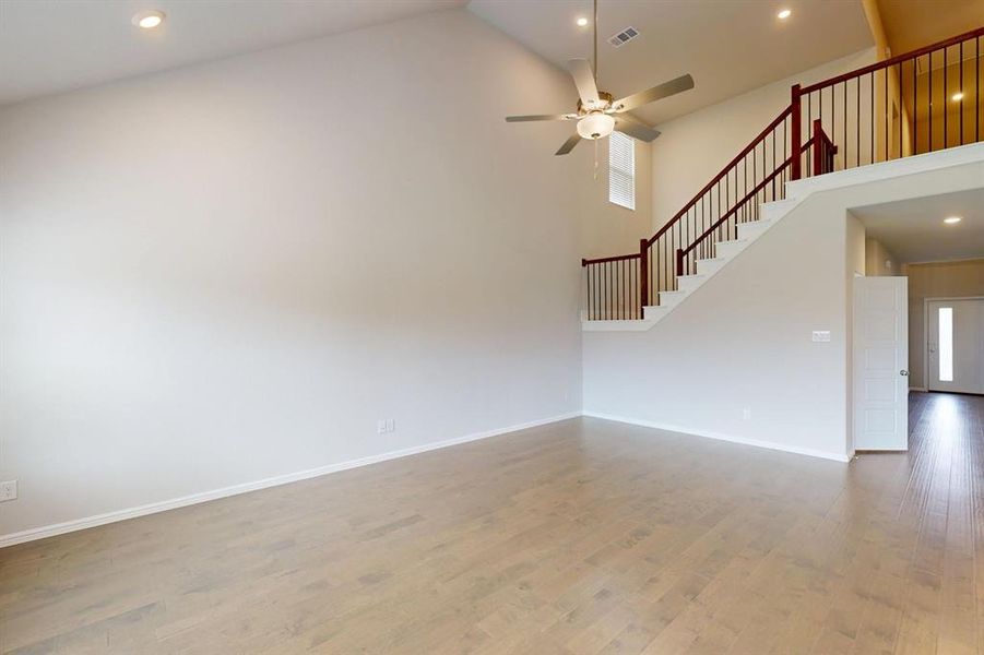 Spacious, unfurnished interior of a new home in The Preserve, Justin (Image 29).