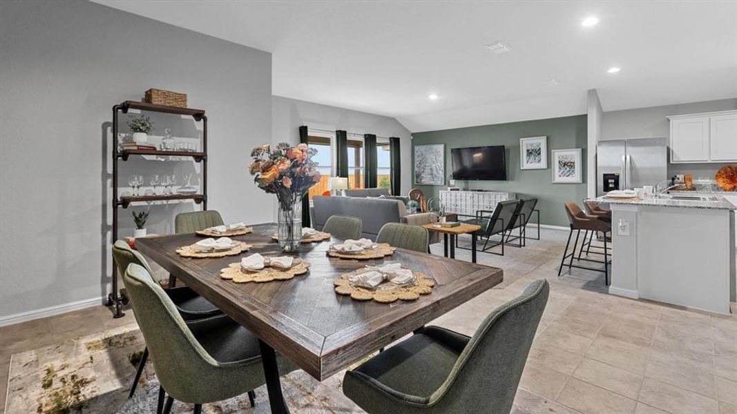 Furnished interior view inside a new home in Lonestar at Liberty Trails, Fort Worth (Image 20). Furnished interior view inside a new home in Lonestar at Liberty Trails, Fort Worth (Image 20).