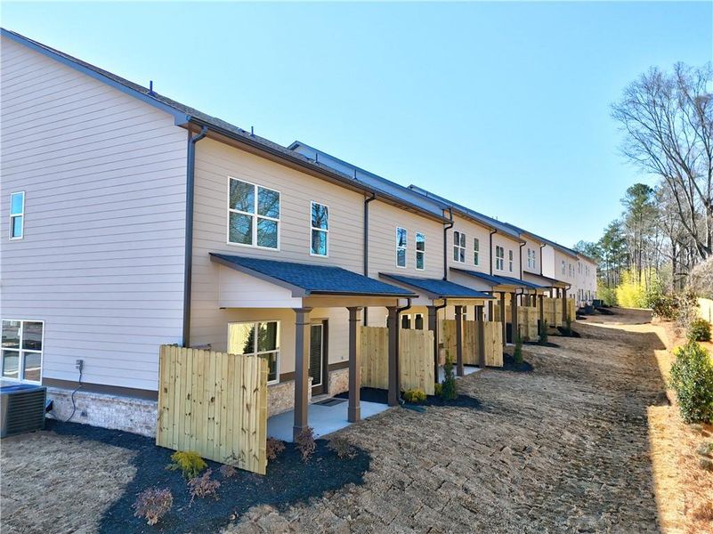 Exterior details and patio area of a home in , Norcross (Image 3).