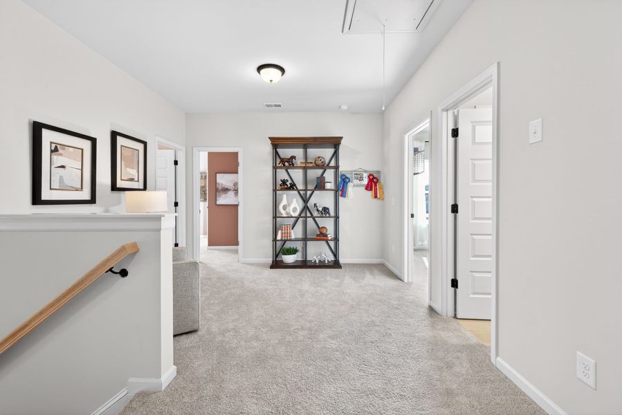 Furnished interior view inside a new home in Summerfield Place, Carrollton (Image 8).
