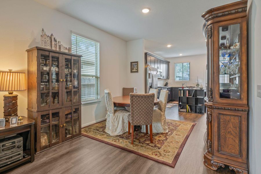 Furnished interior view inside a new home in The Pines At Seven Coves, Willis (Image 27). Furnished interior view inside a new home in The Pines At Seven Coves, Willis (Image 27).
