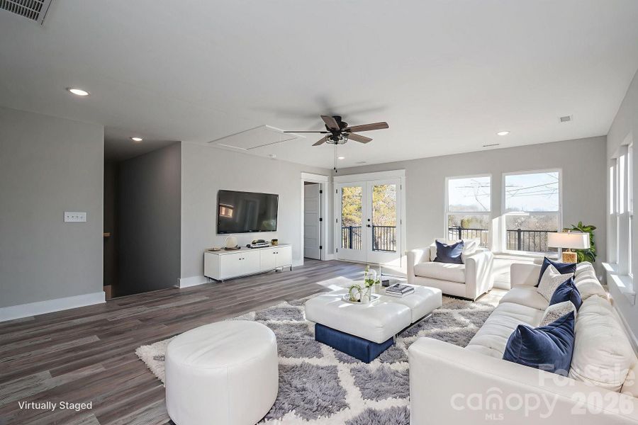 Furnished interior view inside a new home in , Denver (Image 6).