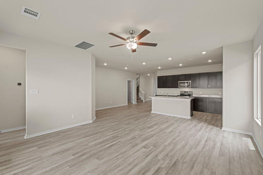 From Family Room to Open Concept Kitchen