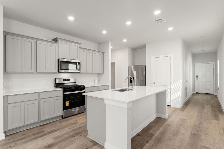 Furnished interior view inside a new home in Northpark South, Porter (Image 11).