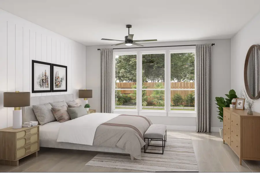Furnished interior view inside a new home in Pecan Ridge, Fulshear (Image 7).